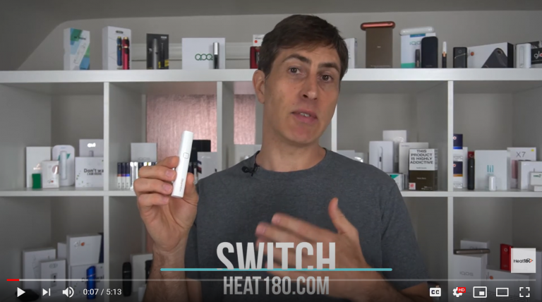 Switch heat not burn vaping device review by Heat180